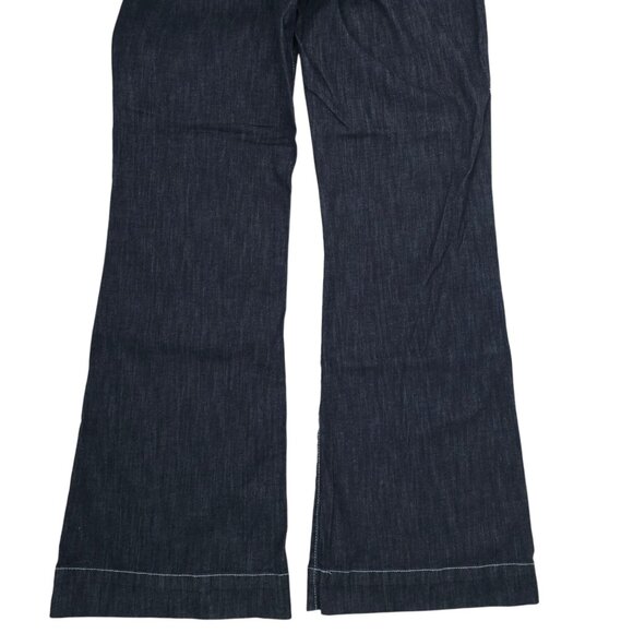 Kut From the Kloth Flare Leg Jeans Womens Size 14 High Rise Dark Wash Denim - Picture 10 of 15